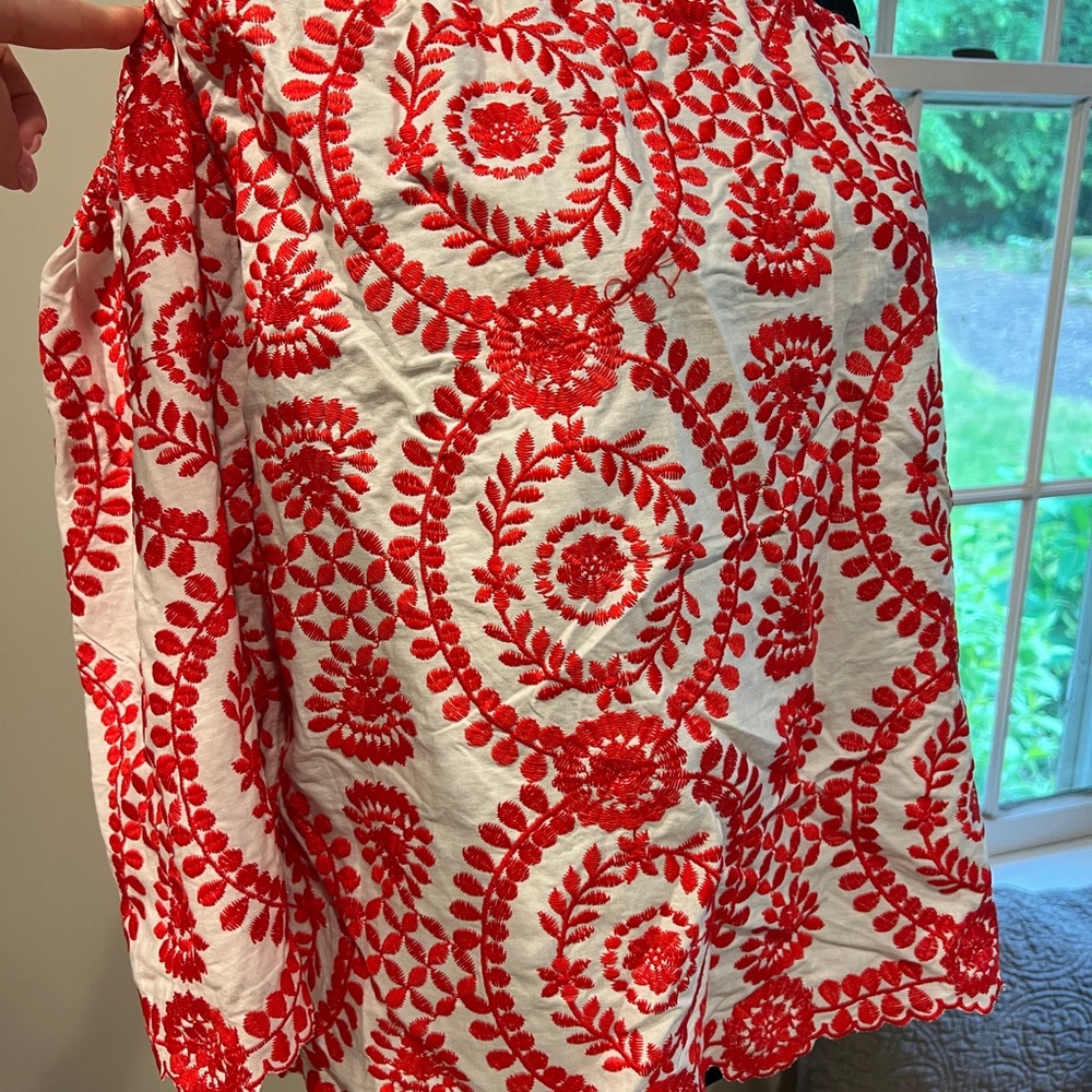 Chicwish Red Off-Shoulder Relaxed Blouse - Picture 5 of 8